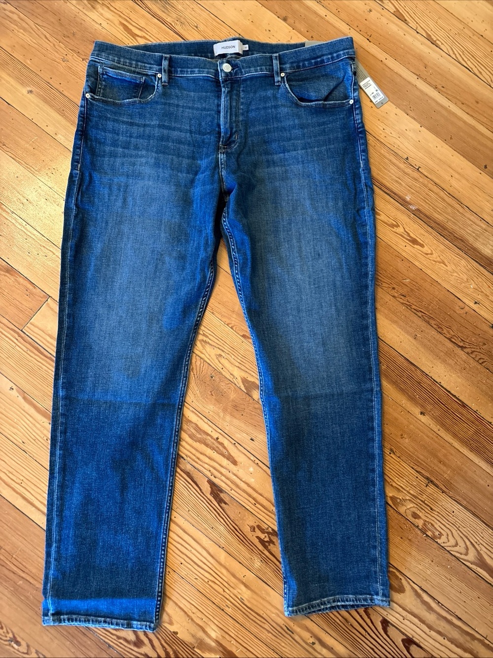 HUDSON Men's Size 40x33 Blake Slim Straight Leg Jeans Medium Wash